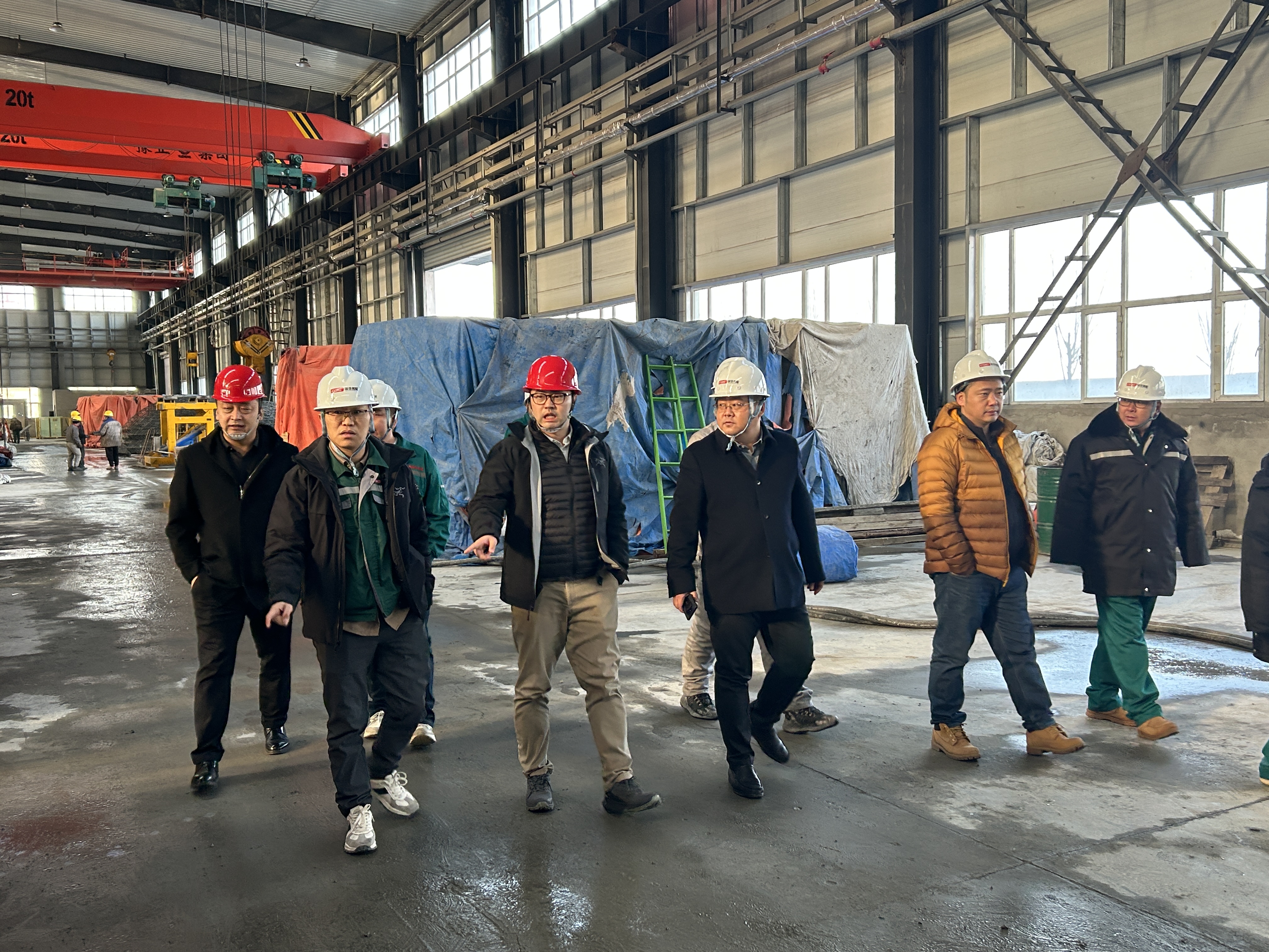 國信裝配|2024年3月7日國信裝配式公司接待上海電氣集團(tuán)參觀考察